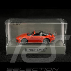Porsche 911 Targa 4 Type 992 2020 Orange fusion 1/87 Minichamps 870069061