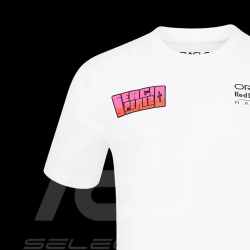Red Bull T-Shirt Sergio Perez GP Mexico 2023 Checo SP11 Weiß TU4337 - Unisex