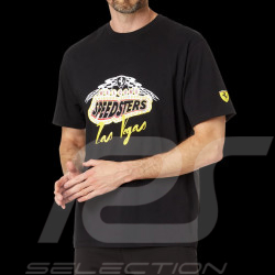 Ferrari T-Shirt Leclerc Sainz F1 Team Puma Welcome Speedsters Las Vegas Black 701227990-001 - unisex