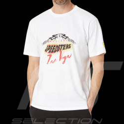 Ferrari T-Shirt Leclerc Sainz F1 Team Puma Welcome Speedsters Las Vegas White 701227990-003 - unisex