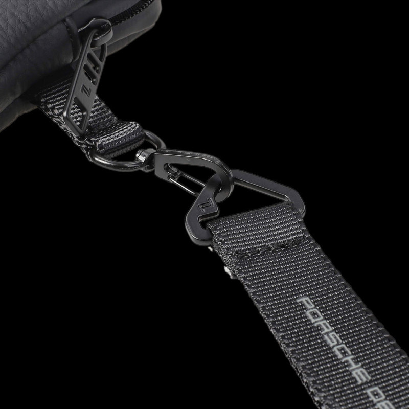 Sac D'ustensiles Porsche Design Urban Eco Pouch - Cuir Noir, étanche - Neuf Avec étiquettes