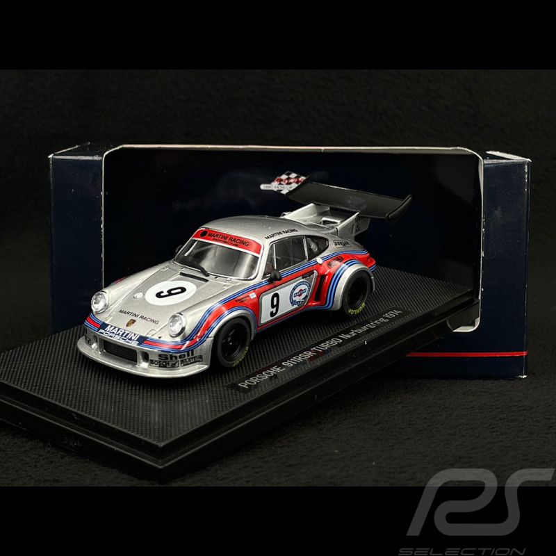 Porsche 911 RSR Turbo Nr 9 Platz 7. 1000 km Nürburgring 1974 Martini Racing 1/43 Ebbro 44035