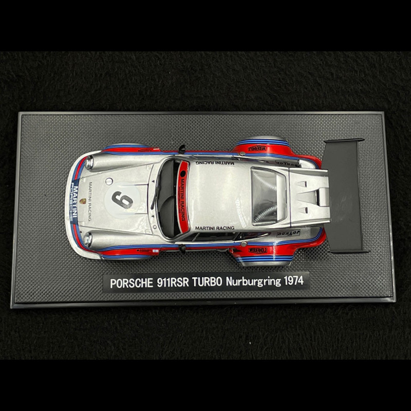 1:43 Scale Ebbro 1974 Porsche 911 Rsr Turbo Martini Racing 24 Hour Le