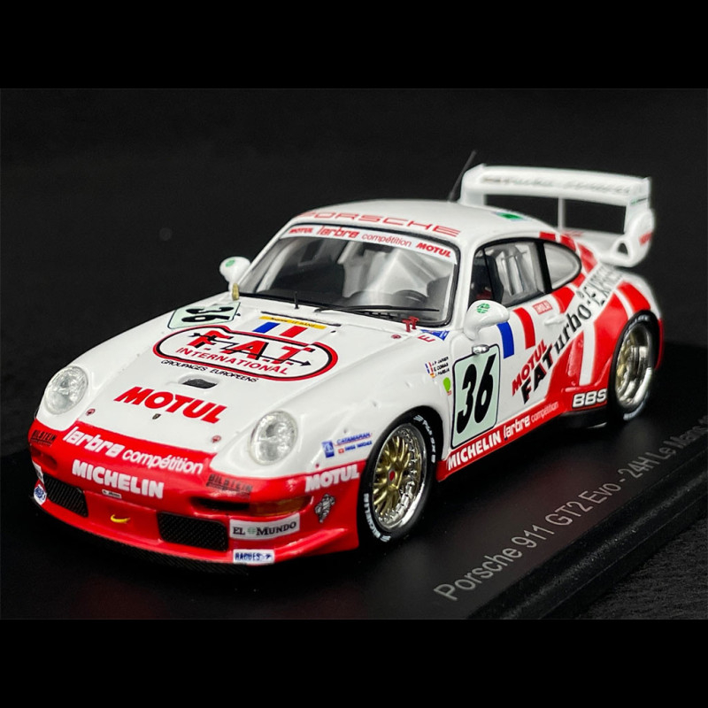 Porsche 356B Abarth GTL 37 24 Heures du Mans 1961 Spark S1362 - Miniatures Autos Motos