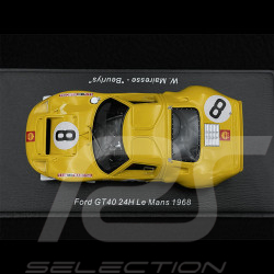 Ford GT40 Mk I n° 8 24h Le Mans 1968 Claude Dubois 1/43 Spark S4540
