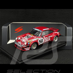 Porsche 934 n° 58 24h Le Mans 1976 G.V.E.A. Porsche Club Romand 1/43 Spark S9823