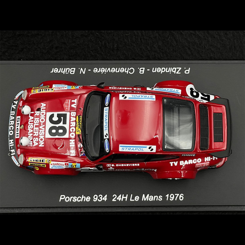 Porsche 934 #58 24H Le Mans 1976 P. Zbinden/B. Cheneviere/N. Buhrer