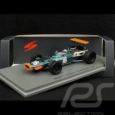 Pedro Rodriguez BRM P133 Nr 16 Platz 3. 1968 Canada F1 Grand Prix 1/43 Spark S5703