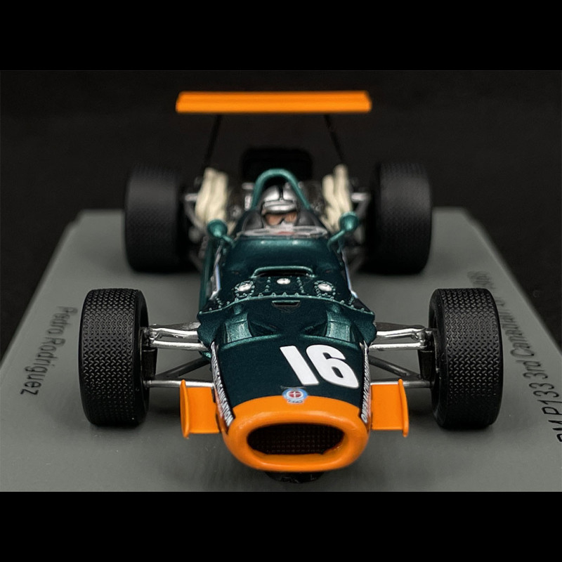 Pedro Rodriguez BRM P133 n° 16 3rd 1968 Canada F1 Grand Prix 1/43 Spark  S5703