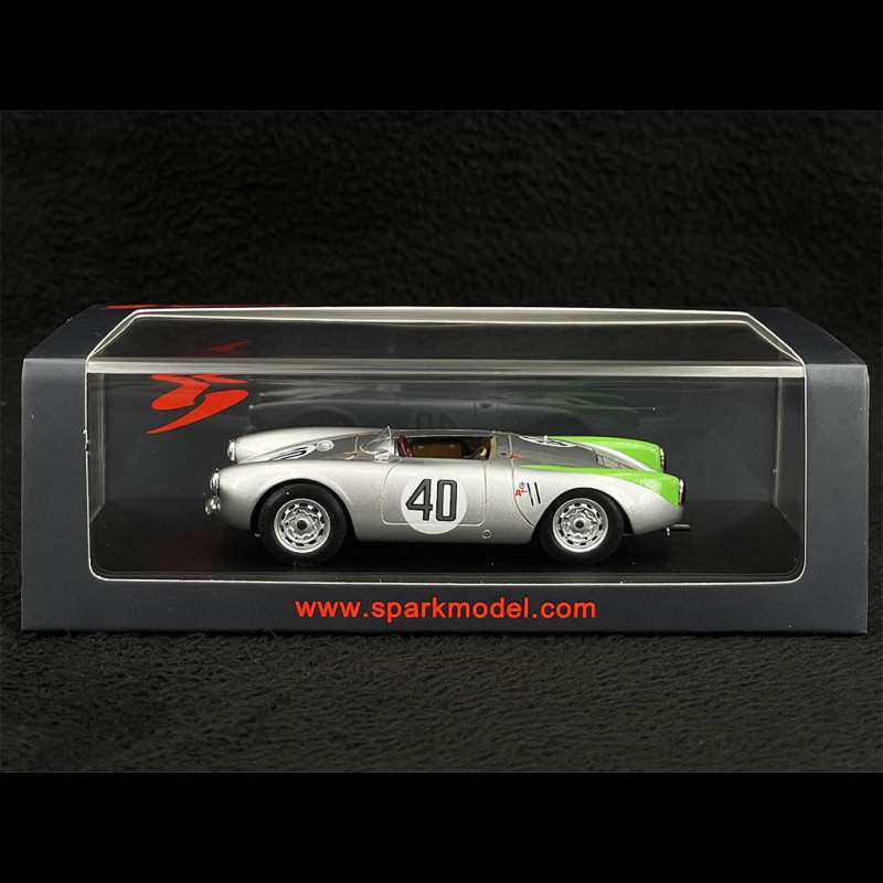 Spark S9709 1/43 PORSCHE 550 N.40 24H LE MANS 1954 Modello Auto