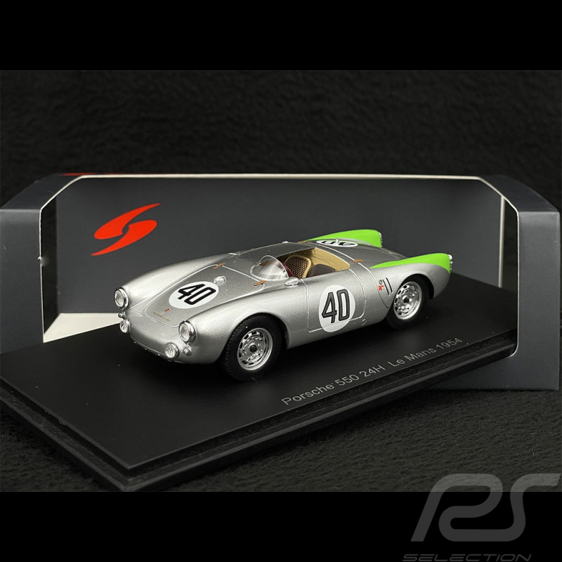 Porsche 550 n° 40 24h Le Mans 1954 Porsche KG 1/43 Spark S9709