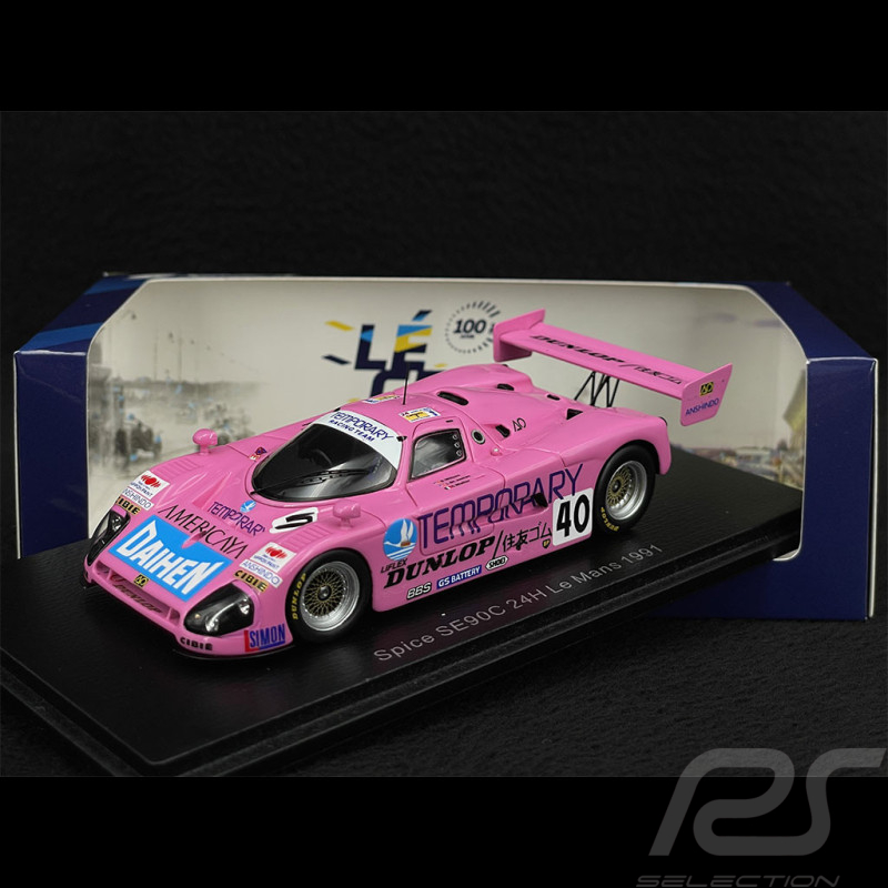 Spice SE90C n° 40 24h Le Mans 1991 Euro Racing 1/43 Spark S6823