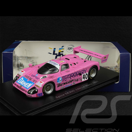 Spice SE90C n° 40 24h Le Mans 1991 Euro Racing 1/43 Spark S6823