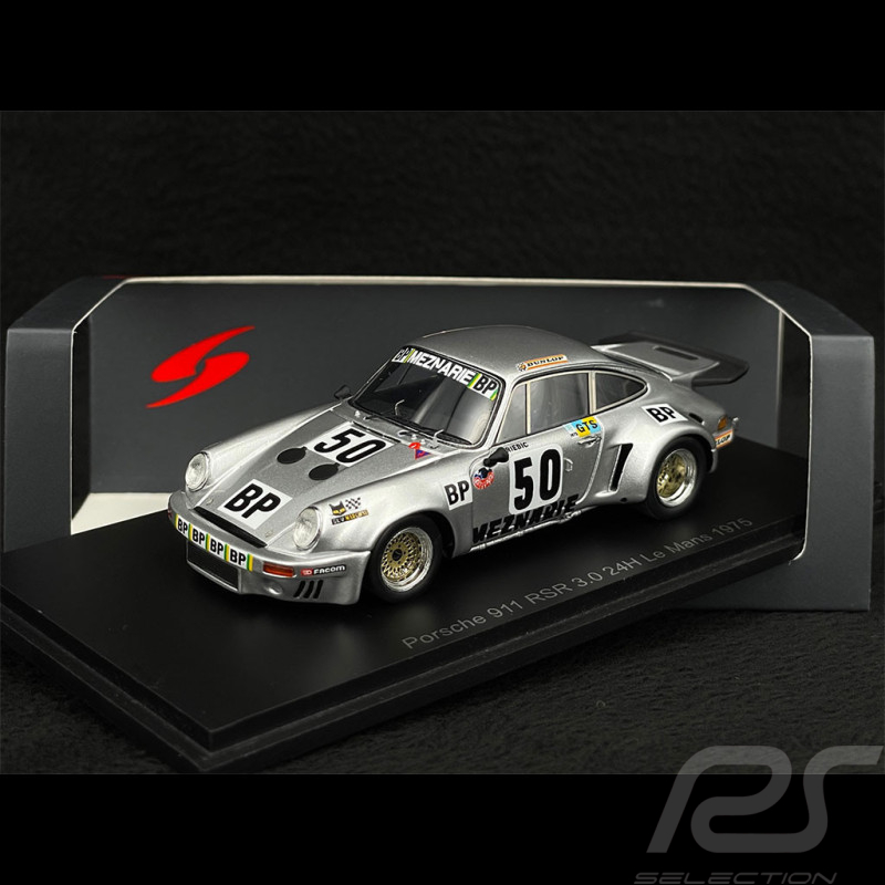 Porsche 911 RSR 3.0 Nr 50 24h Le Mans 1975 Louis Meznarie 1/43 Spark S9801