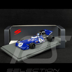 François Cevert Tyrrell 002 Elf n° 9 Winner 1971 Watkins Glen US F1 Grand Prix 1/43 Spark S7215