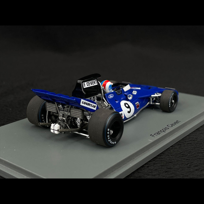 French racing driver Francois Cevert drives the Tyrrell 002