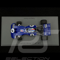 François Cevert Tyrrell 002 Elf n° 9 Winner 1971 Watkins Glen US F1 Grand Prix 1/43 Spark S7215