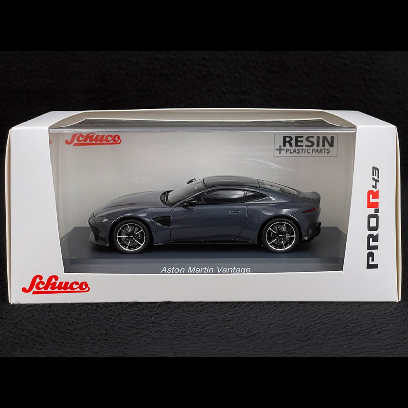 Schuco 450925800 1/43 Aston Martin Vantage Gris Modèle Voiture