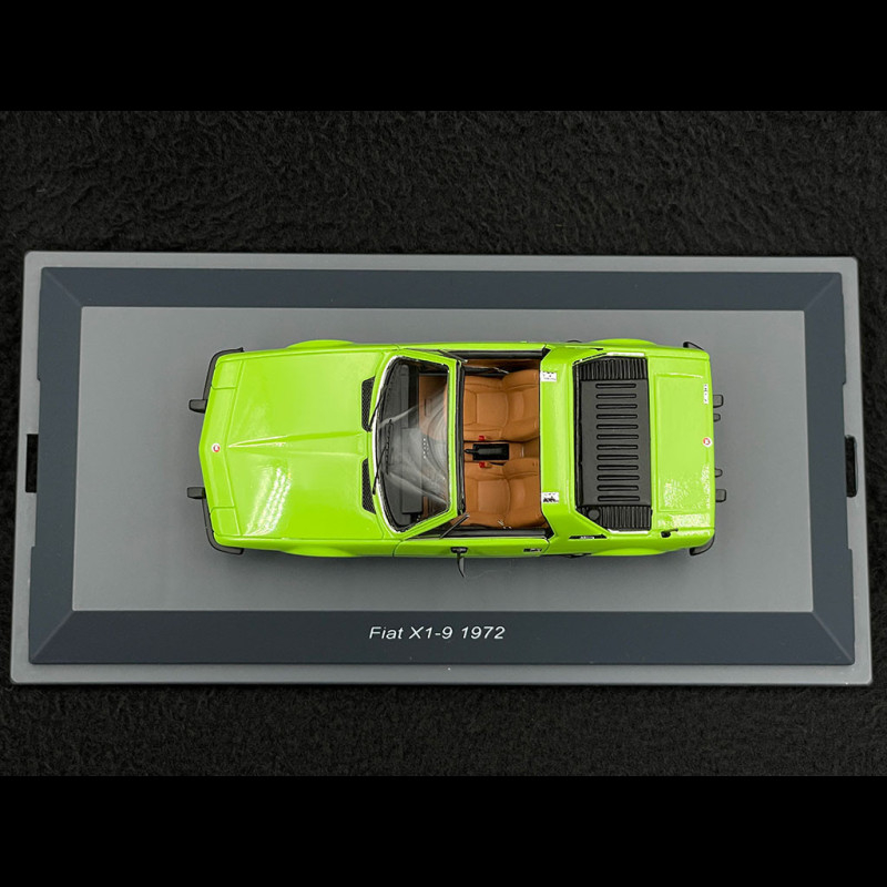 Maquette Fiat X1/9 Verte Solido 1/43 N°33 - Avec Boîte D'origine, Occasion Comme Neuve