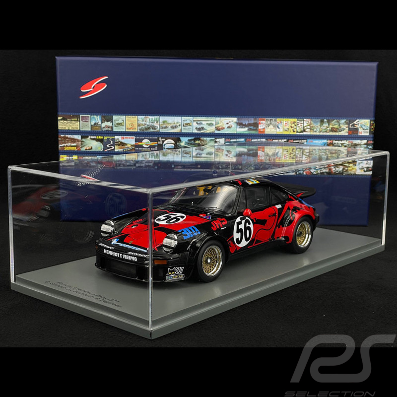 Porsche 934 n° 56 24h Le Mans 1977 JMS ASA Cachia 1/18 Spark 18S287