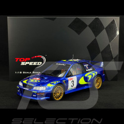 Colin McRae Subaru Impreza WRC97 n° 3 Vainqueur Rallye San Remo 1997 1/18 Top Speed TS0462