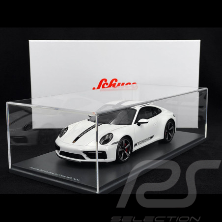 Porsche 911 Carrera 4S type 992 2019 Blanc 1/18 Schuco 450058200