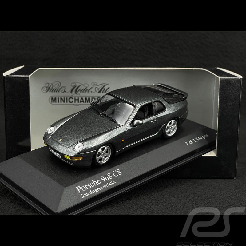 Porsche 968 CS 1993 Slate Grey 1/43 Minichamps 400062322