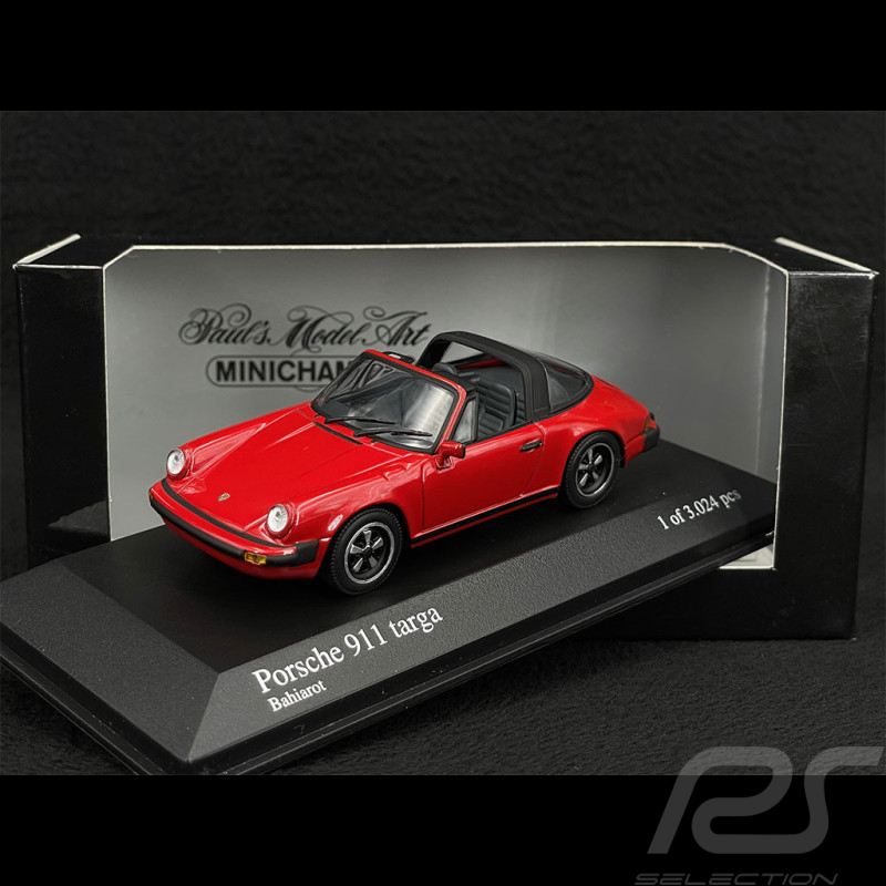 Porsche 911 Targa 1977 Bahia Red 1/43 Minichamps 400061262