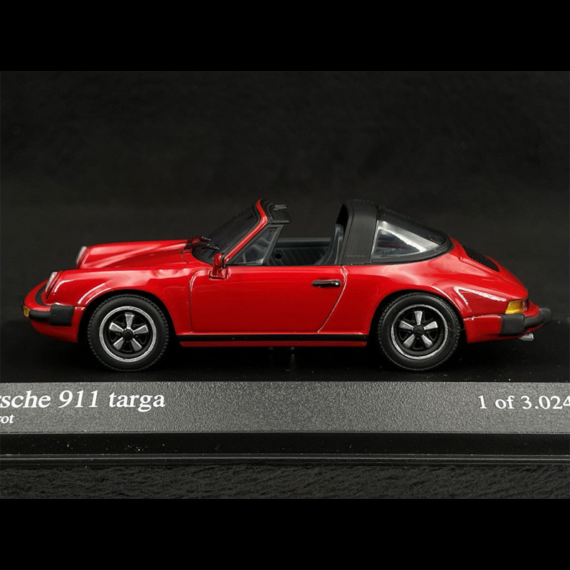 Porsche 911 Targa 1977 Bahia Red 1/43 Minichamps 400061262