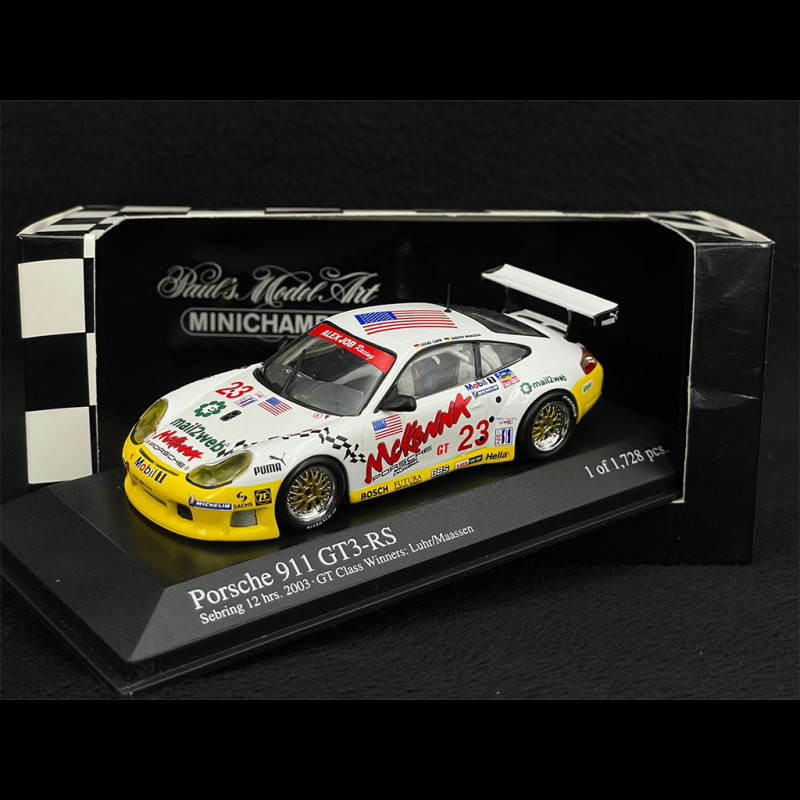 Porsche 911 GT3 RSR 2003 – 1/43 Minichamps – Miniature Neuve, Métal
