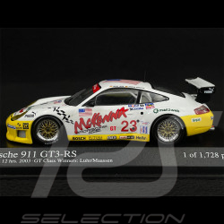 Porsche 911 GT3 RS Type 996 n° 23 Vainqueur 12h Sebring 2003 1/43 Minichamps 400036923