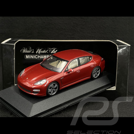 Porsche Panamera 2009 Rouge rubis métallisé 1/43 Minichamps WAP02000119