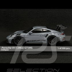 Porsche 911 GT3 RS Type 992 2023 Arctic Grey 1/43 Minichamps 410062101