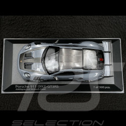 Porsche 911 GT3 RS Type 992 Weissach Package 2023 Arctic Grey 1/43 Minichamps 410062100