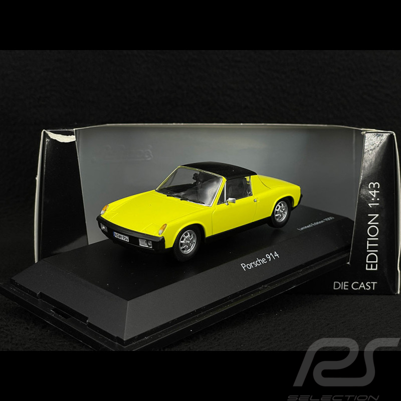 Porsche 914 1972 Saturn yellow 1/43 Schuco 450373000