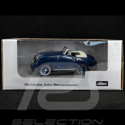 Voiture de course Vintage Porsche 356 Cabriolet 1952 Bleu nuit Schuco Sport Examico WAP02400313