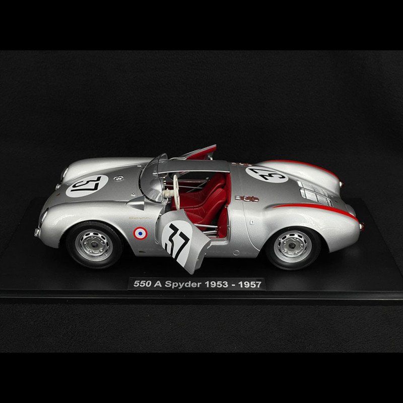 PORSCHE 550 A SPYDER MILLE MIGLIA 1957 HARD BOX 1:43 LEO MODELS HACHETTE - BCN STOCK CARS