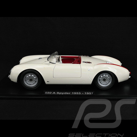 Porsche 550 A Spyder 1953 Blanc / Rouge 1/12 KK Scale KKDC120114