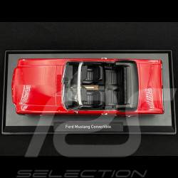 Ford Mustang Cabriolet 1966 Rouge Signal 1/18 Norev 182810