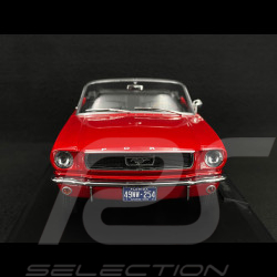 Pre-Order) 1:18 1966 Ford Mustang -- Signal Flare Red -- Classic Carl