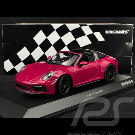 Porsche 911 Targa 4 GTS Type 992 2021 Rouge Rubis 1/18 Minichamps 155061066