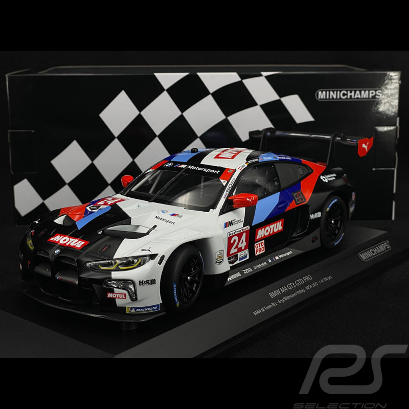BMW M4 GT3 GTD Pro n° 24 IMSA 2022 1/18 Minichamps 155222024