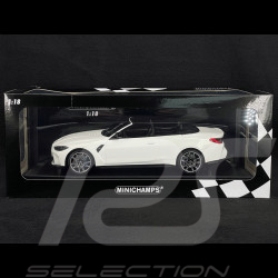 BMW M4 Cabriolet 2020 Blanc 1/18 Minichamps 155021031