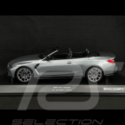 BMW M4 Cabriolet 2020 Gris Métallique 1/18 Minichamps 155021034