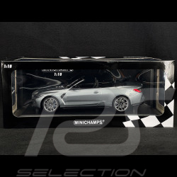 BMW M4 Cabriolet 2020 Gris Métallique 1/18 Minichamps 155021034