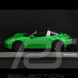 Porsche 911 Targa 4 GTS Type 992 2021 Pythongrün 1/18 Minichamps 155061065