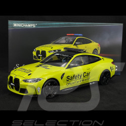 BMW M4 Safety Car Moto GP 2020 Jaune 1/18 Minichamps 113020126