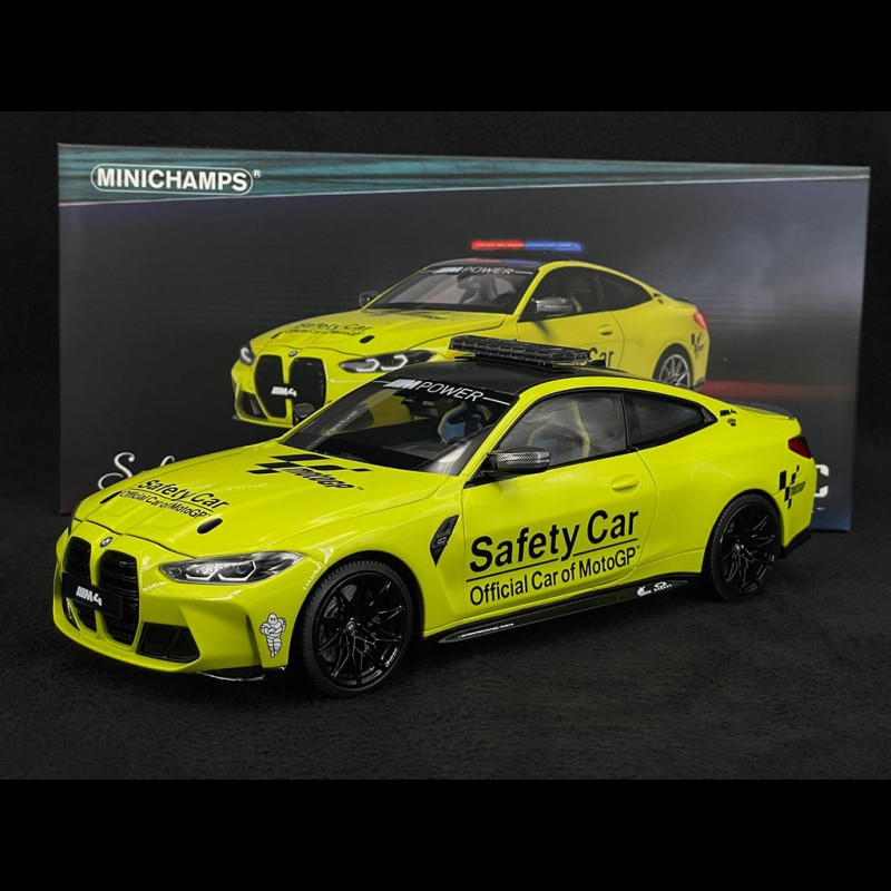 BMW M4 Safety Car Moto GP 2020 Gelb 1/18 Minichamps 113020126 