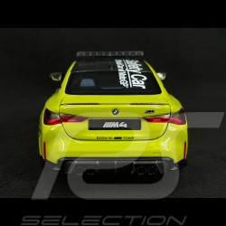 BMW M4 Safety Car Moto GP 2020 Jaune 1/18 Minichamps 113020126