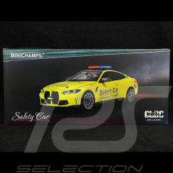 BMW M4 Safety Car Moto GP 2020 Jaune 1/18 Minichamps 113020126